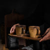Rustic Stoneware Mug Set