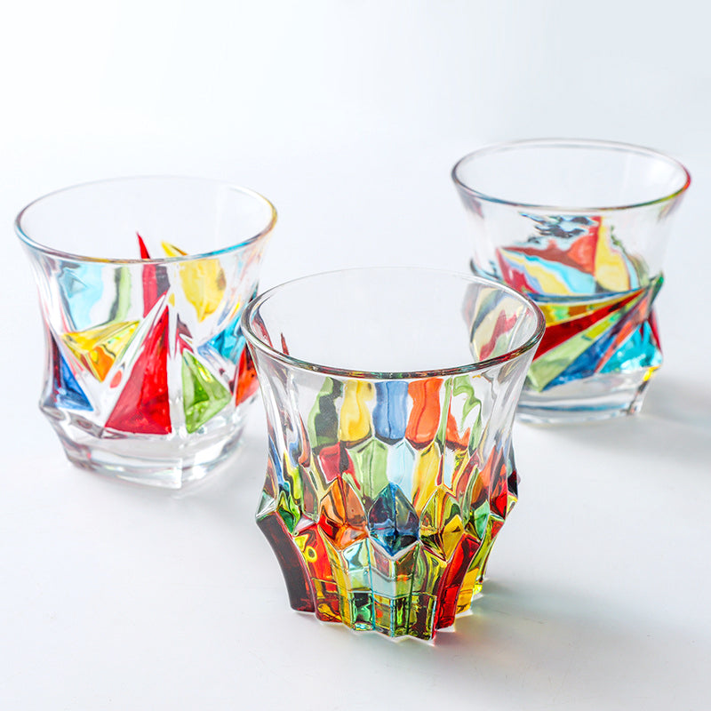 Sheviyrah Colored Old-Fashioned Glass