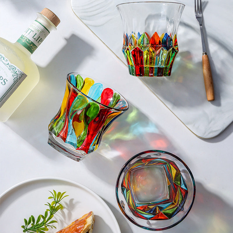 Sheviyrah Colored Old-Fashioned Glass