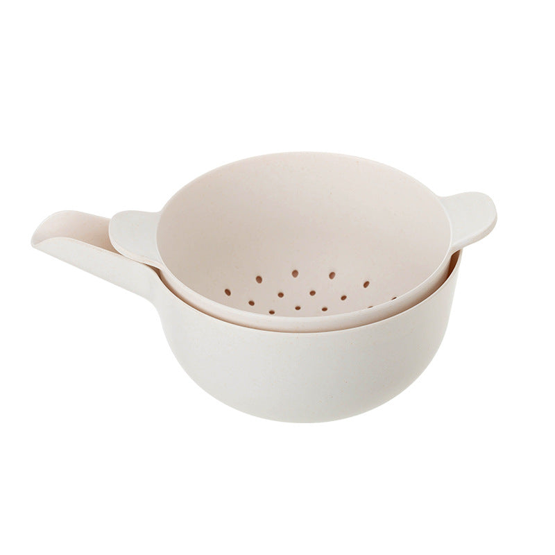 Shimoyama Recycled Bamboo Colander &amp; Pour Bowl Set