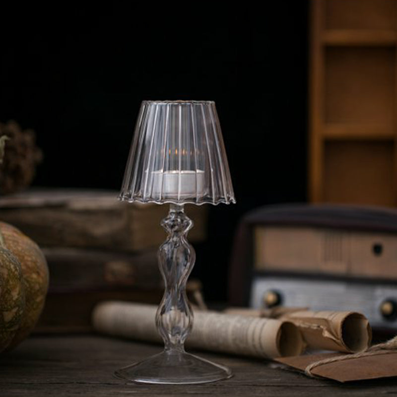 Sinlleg Glass Tealight Candle Holder