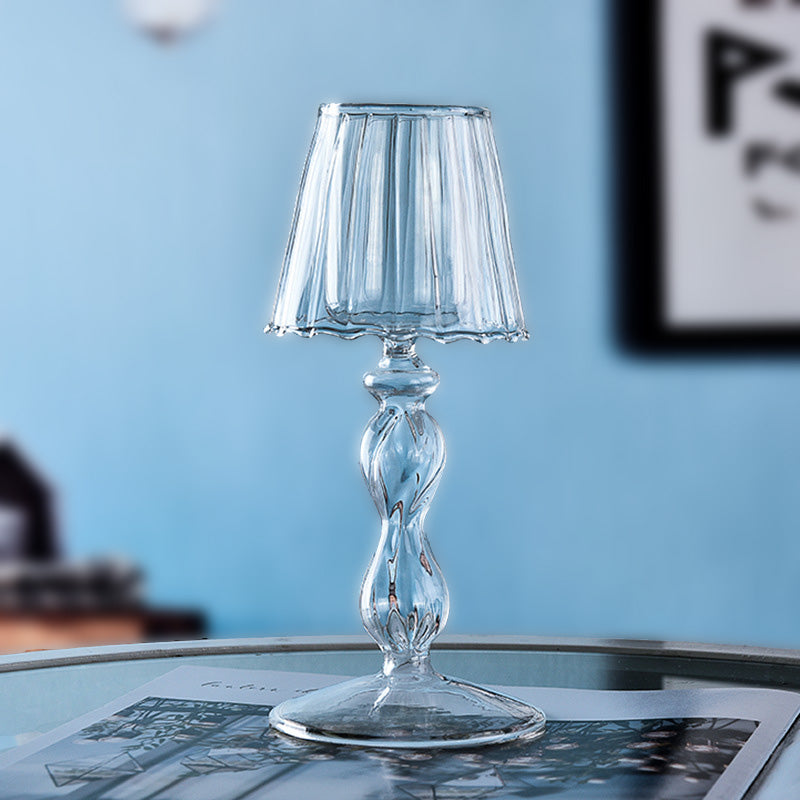 Sinlleg Glass Tealight Candle Holder