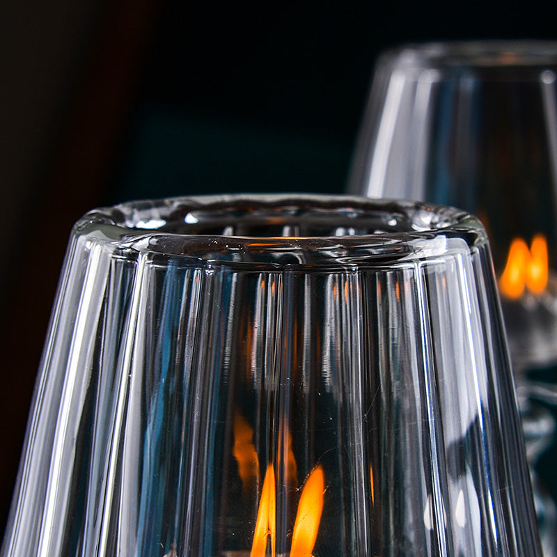 Sinlleg Glass Tealight Candle Holder