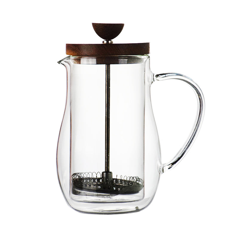 Two Serving Double Wall Glass French Press (350 ml)