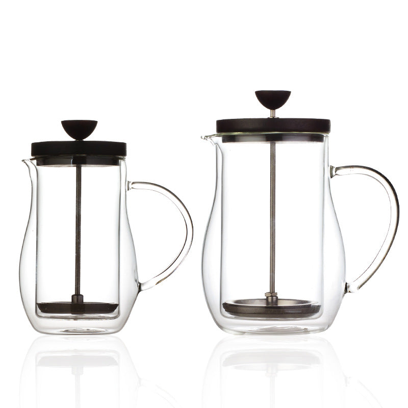 Kaffe Double-Wall Glass French Press Coffee Maker – Gather Kitchen