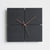 EMITDOOG Black Cross Wall Clock