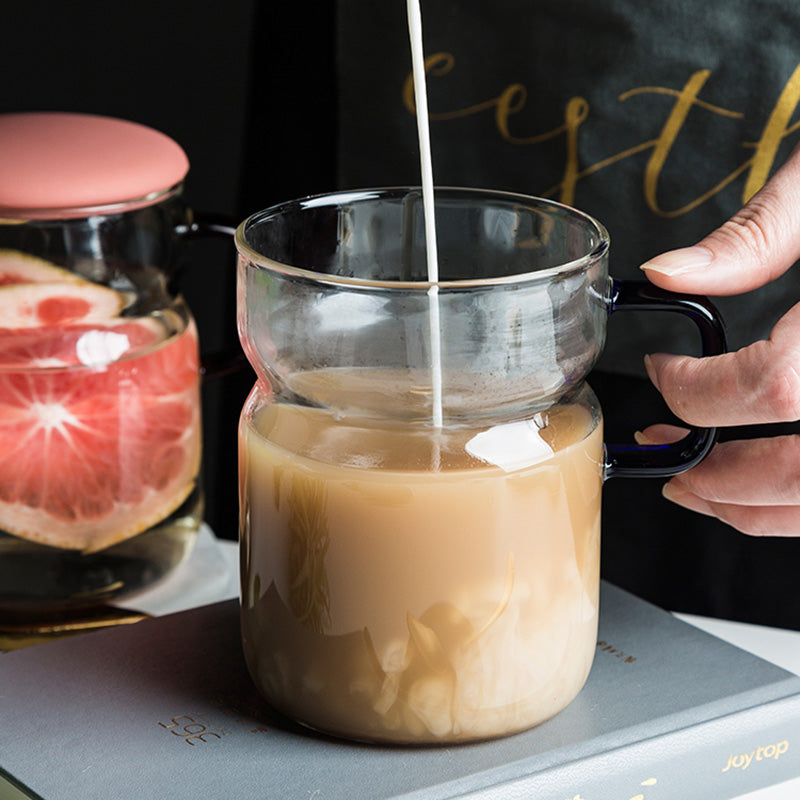 T'ves Glass Mug With Lid