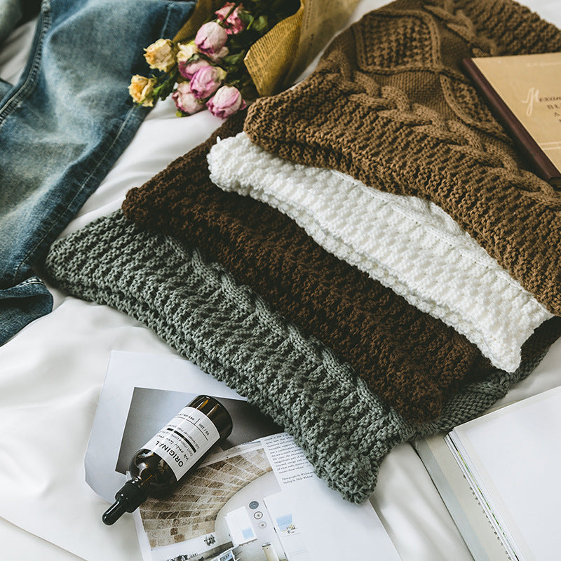 Textured Waves Pillow Cover