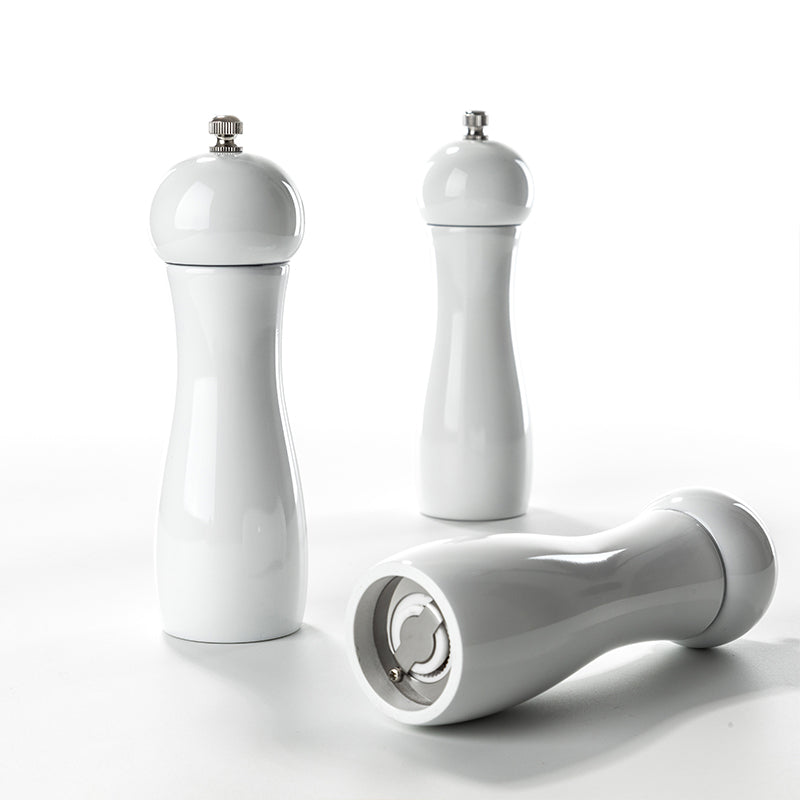 Traditional Marble White Pepper Mill