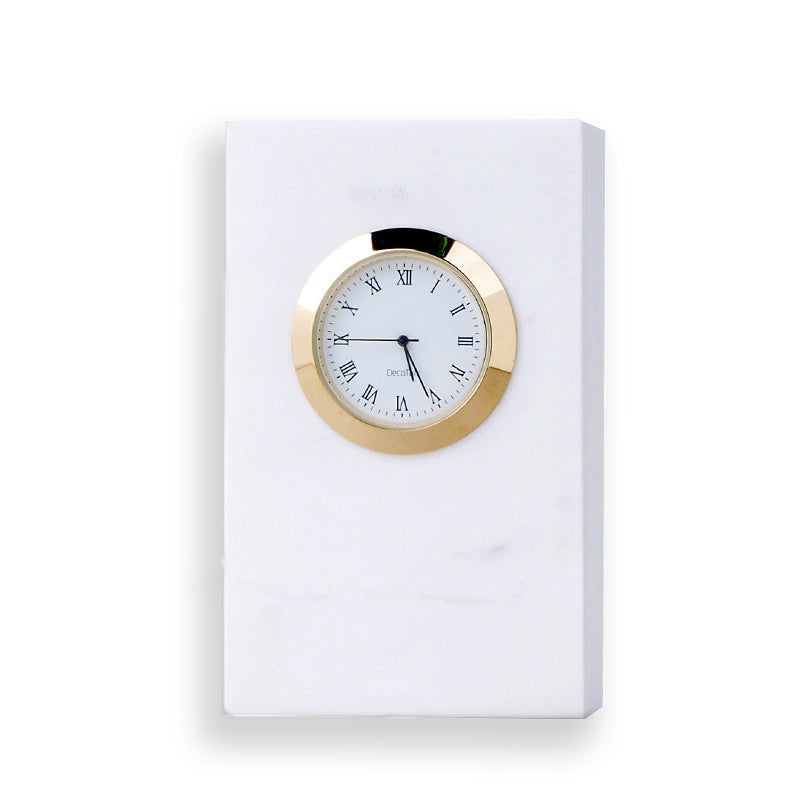 Moderna DecoTalk Marble Table Clock