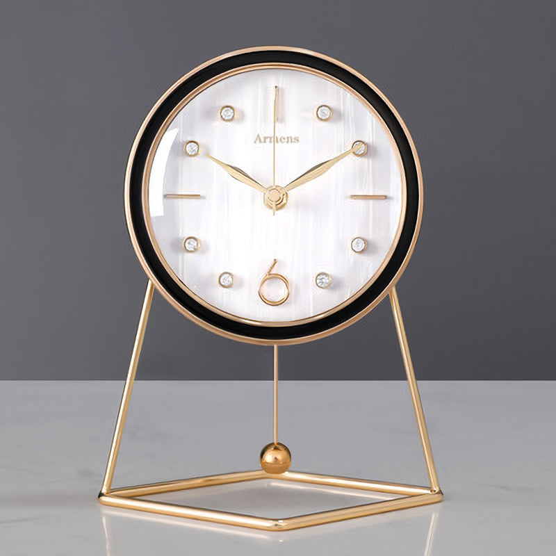 Tannis Armens Leather Pendulum Clock