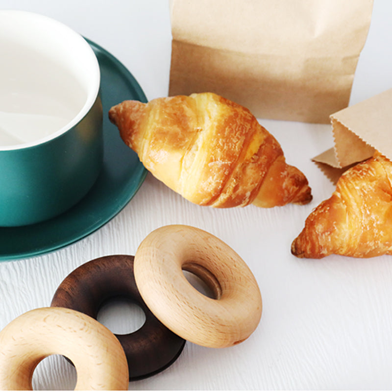 Wood Donut Sealing Clip, Set of 2