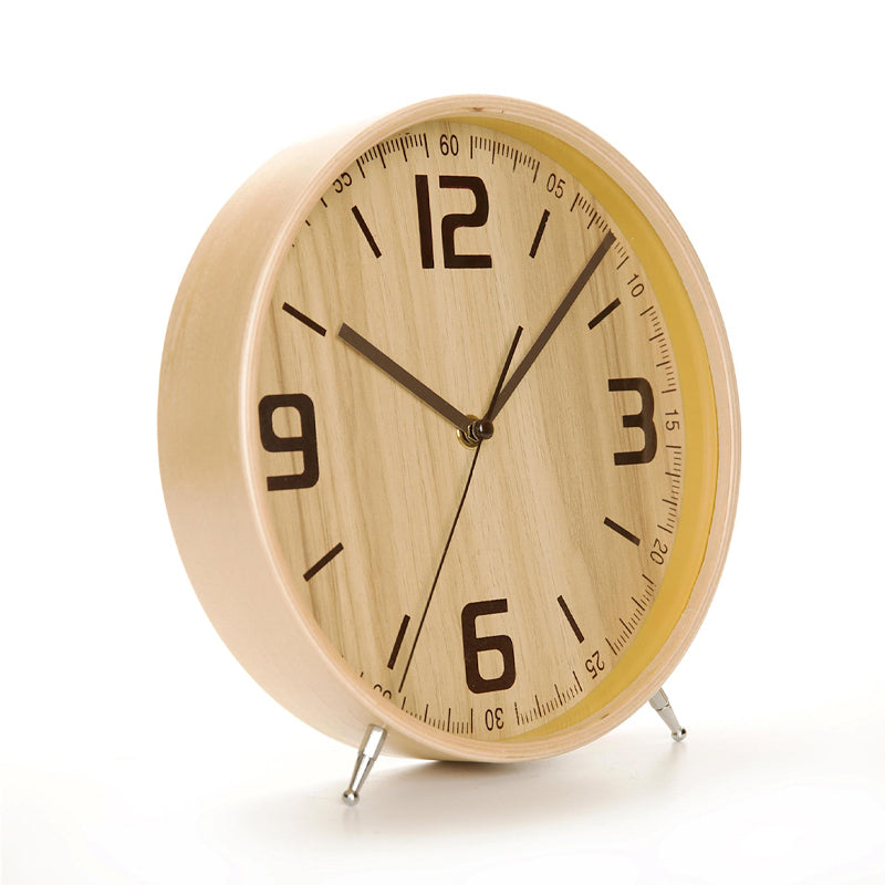 IONA Nordic Wooden Clock