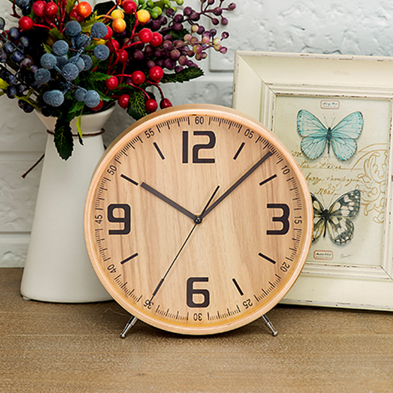 IONA Nordic Wooden Clock