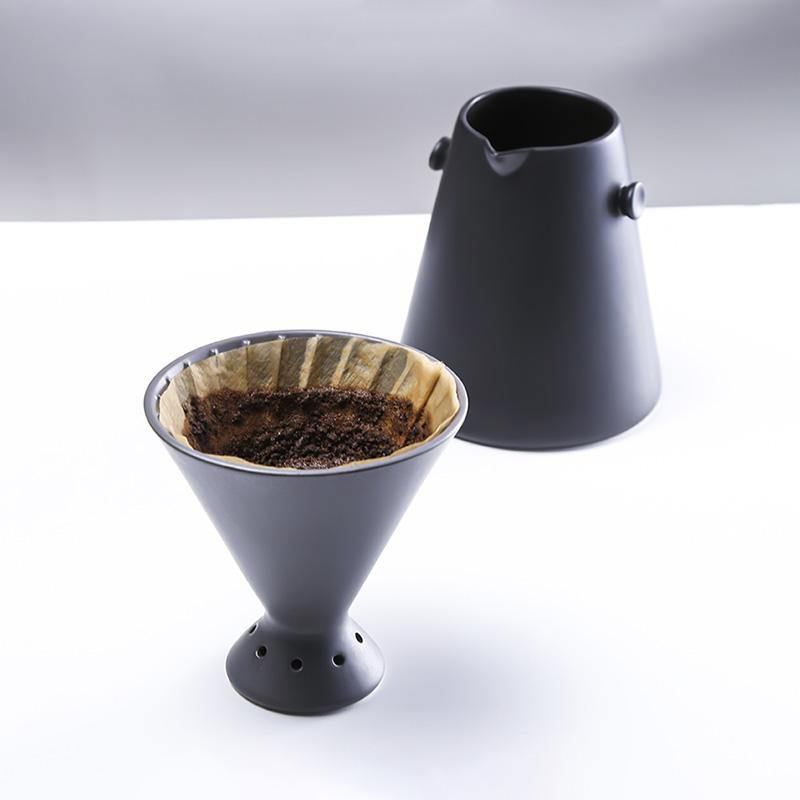 Humbree Ceramic Coffee Dripper  Non Electric Pour Over Coffee