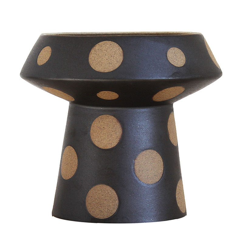 Wooken Black Planter