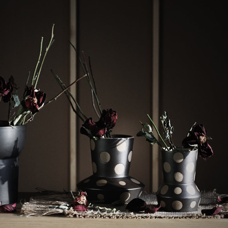 Wooken Black Planter