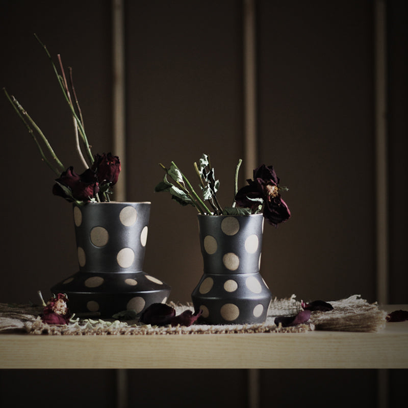 Wooken Black Planter