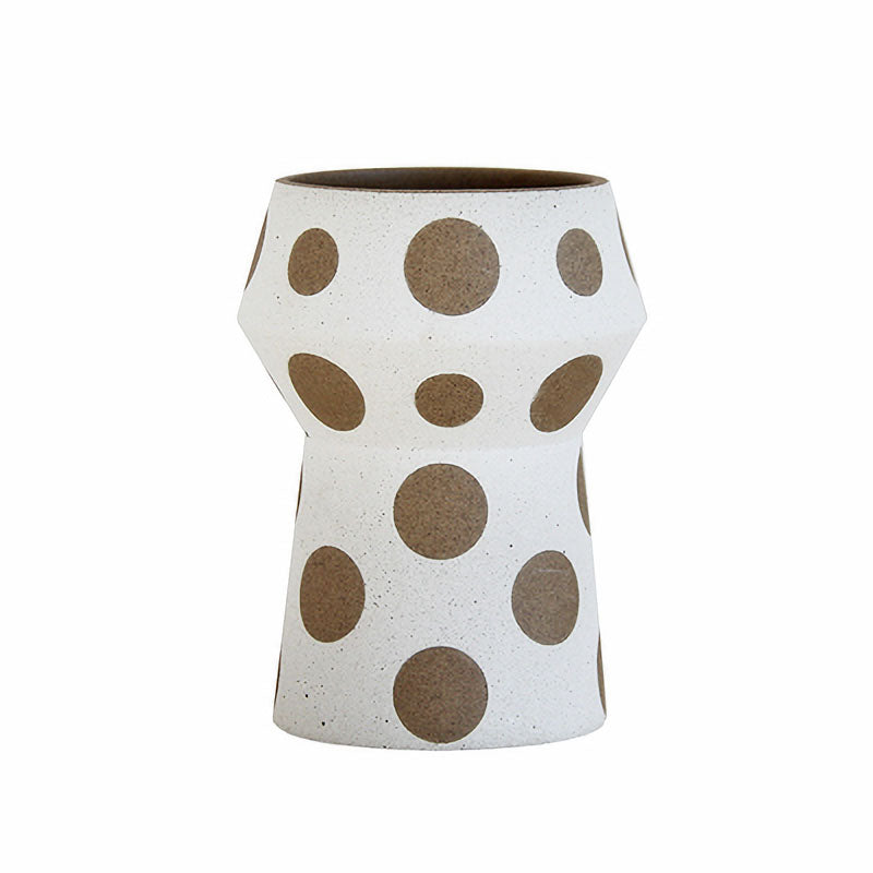 Wooken White Planter