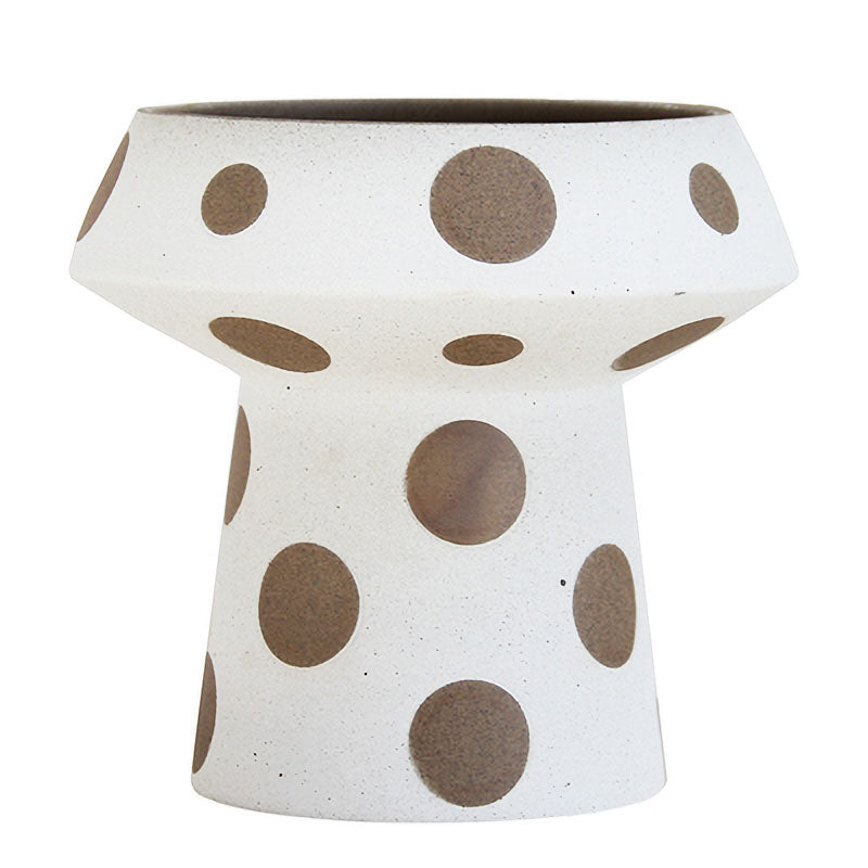 Wooken White Planter